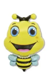 Bee Shaped Helium Foil Balloon